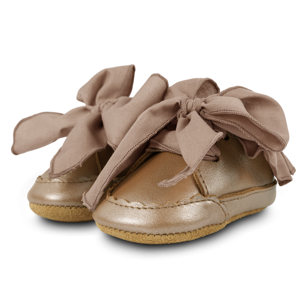 Nienelien Sneakers | Truffle Metallic Nubuck