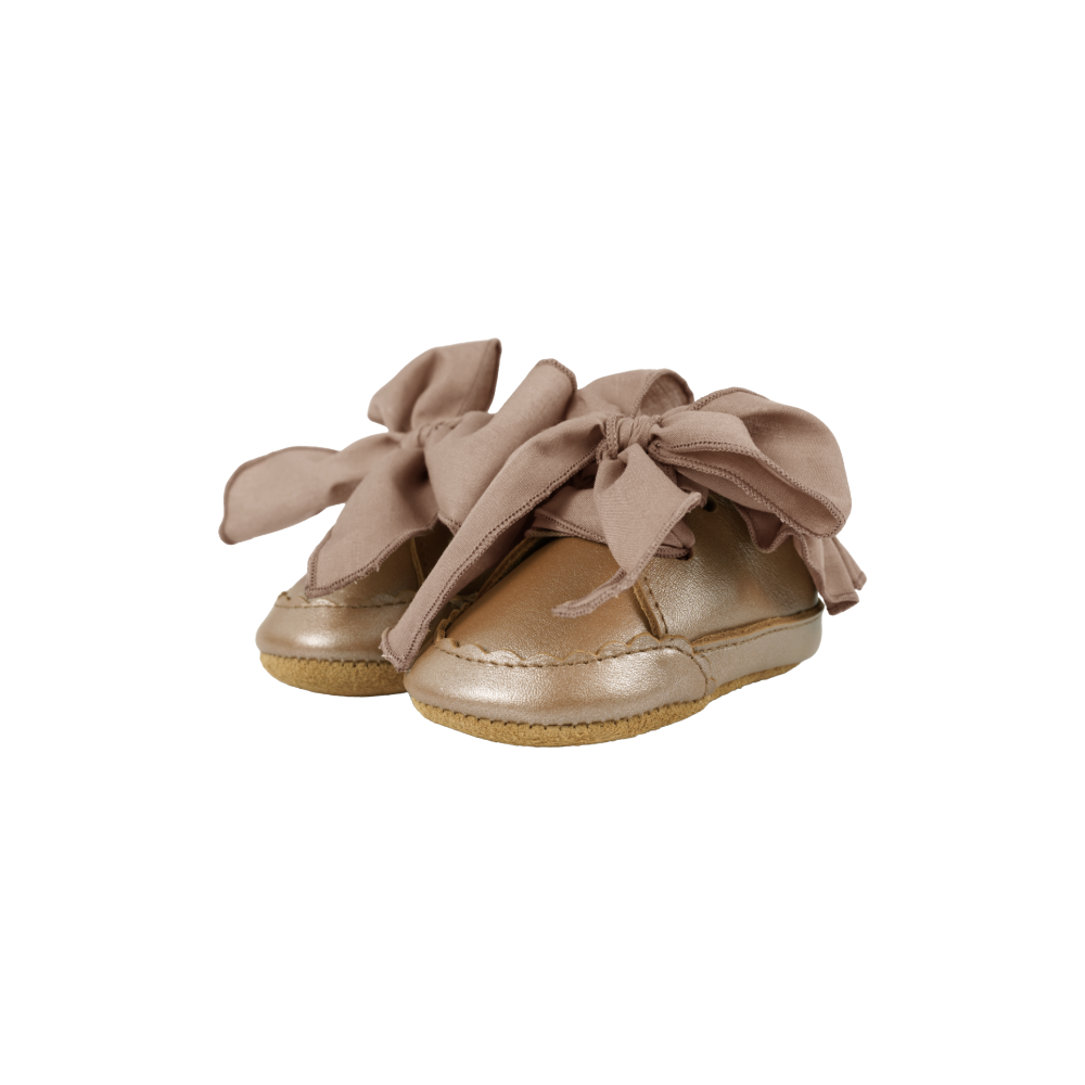 Nienelien Sneakers | Truffle Metallic Nubuck