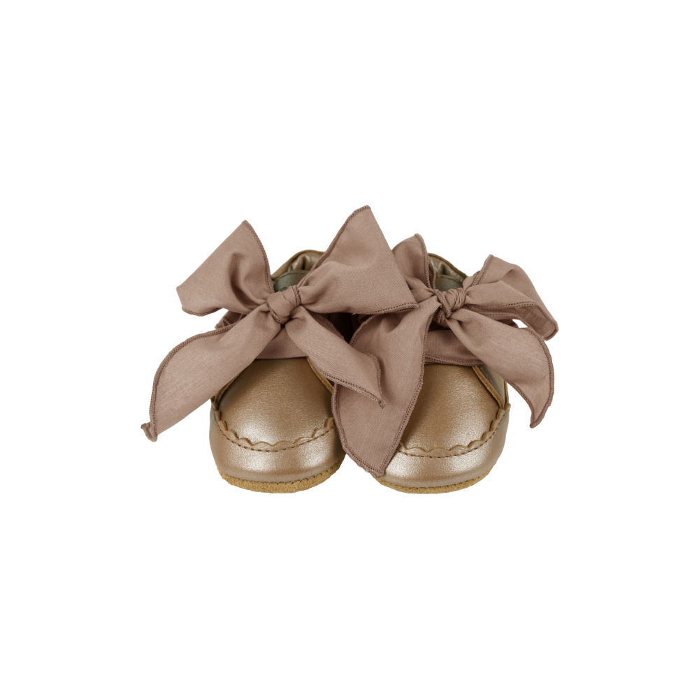 Nienelien Sneakers | Truffle Metallic Nubuck