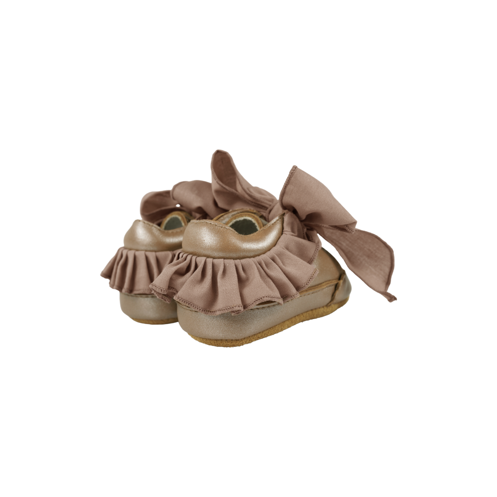 Nienelien Sneakers | Truffle Metallic Nubuck