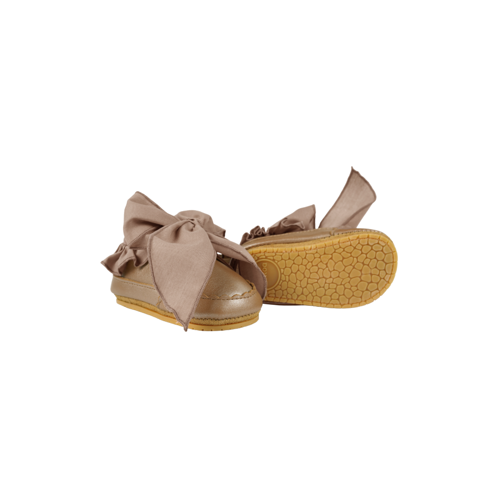 Nienelien Sneakers | Truffle Metallic Nubuck