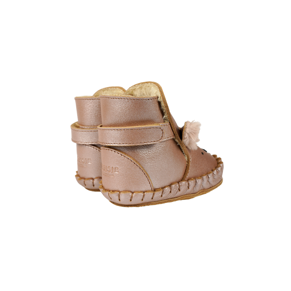 Smikki Booties | Deer | Clay Metallic Leather