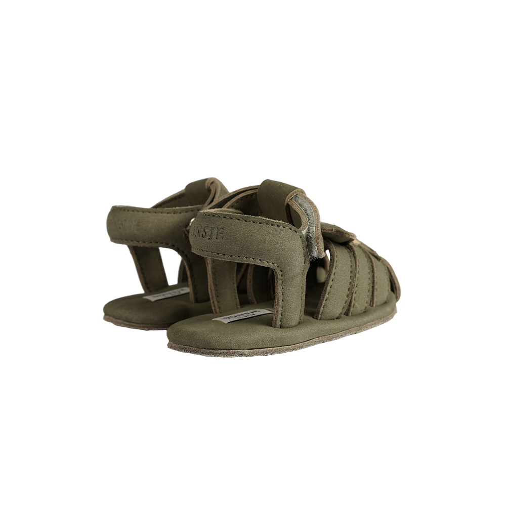 Dunio Sandals | Frog | Stone Nubuck
