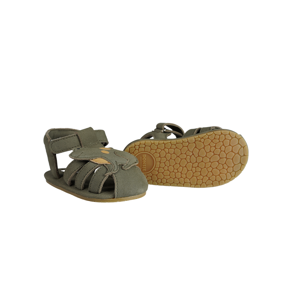 Dunio Sandals | Frog | Stone Nubuck