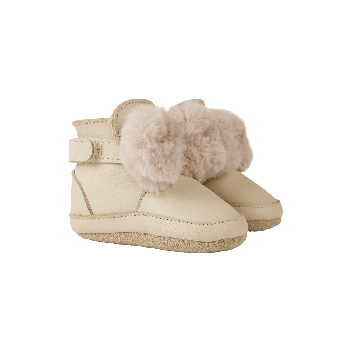 Amrini Booties | Ivory Classic Leather