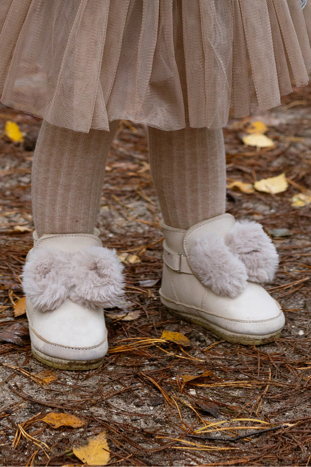 Amrini Booties | Ivory Classic Leather