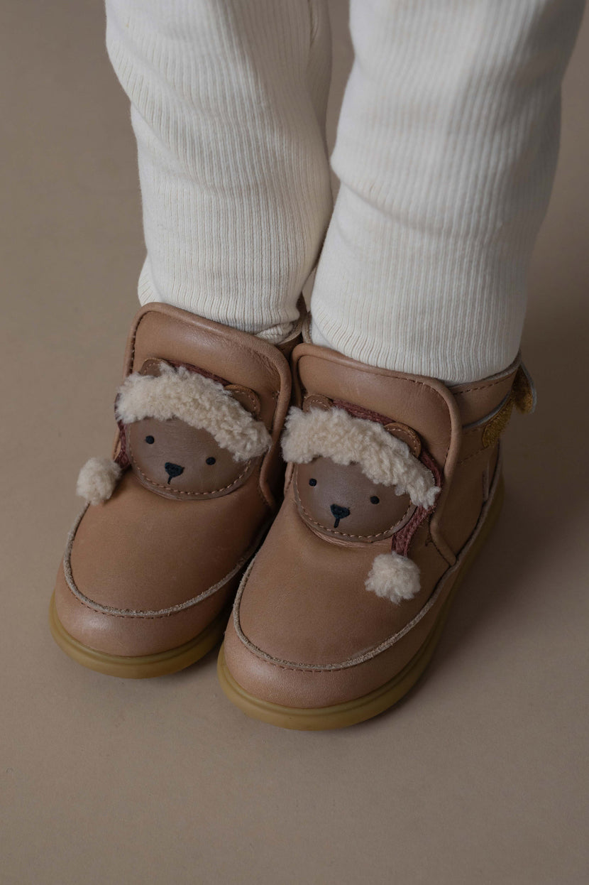 Abbus Shoes | Christmas Bear | Nutmeg Leather