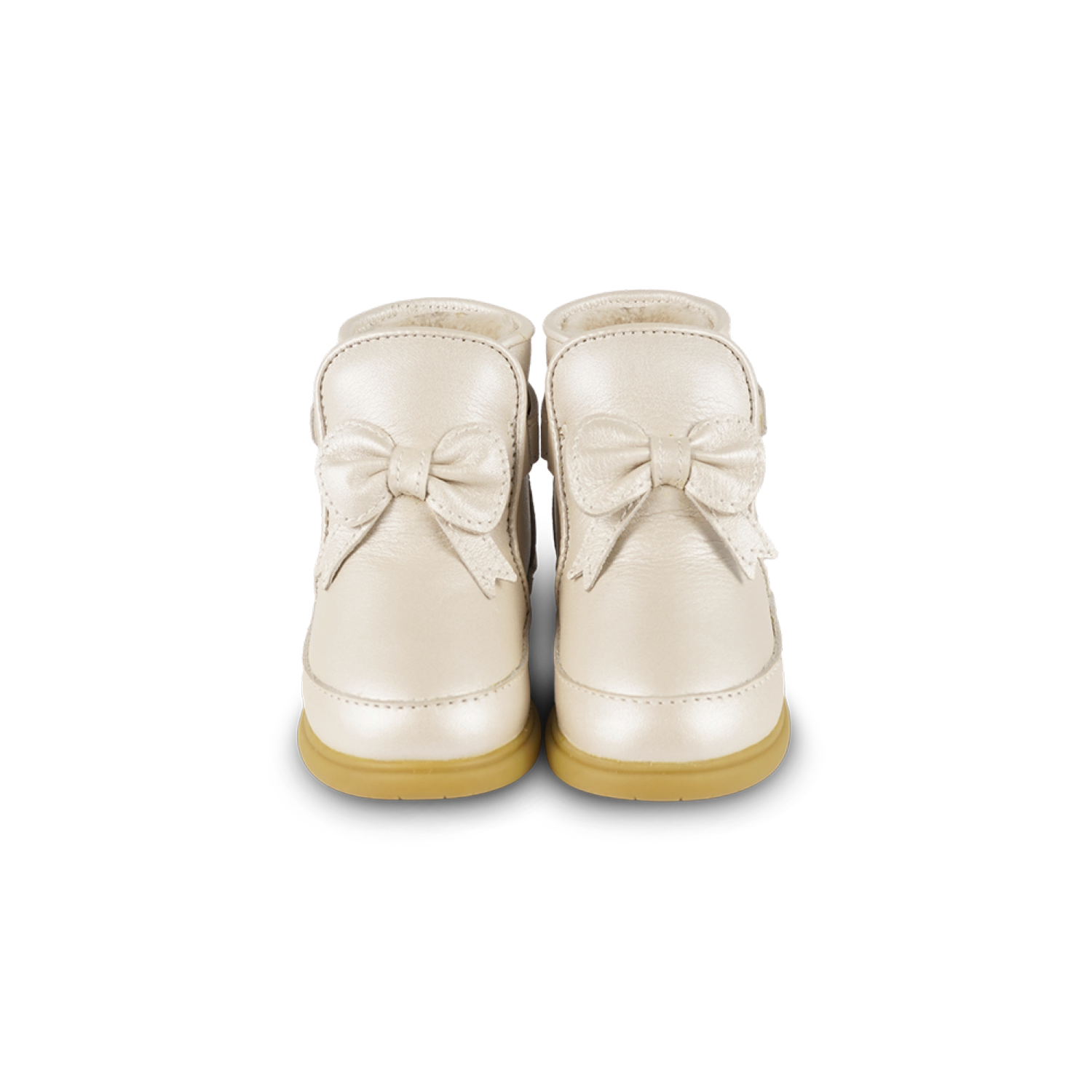 Cemilla Shoes | Off White Metallic Leather