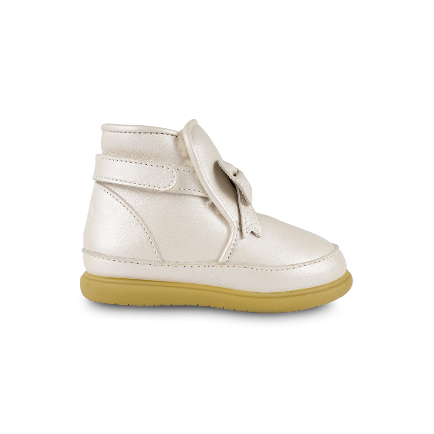 Cemilla Shoes | Off White Metallic Leather