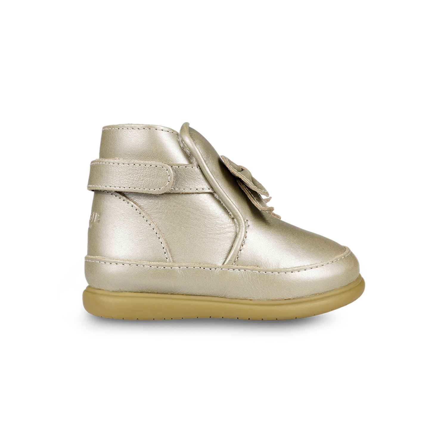 Cemilla Shoes | Champagne Metallic Leather