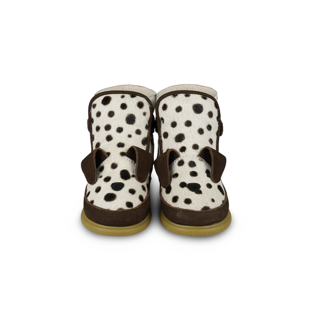 Dubu Exclusive Shoes | Dalmatian | Black Spotted Cow Hair