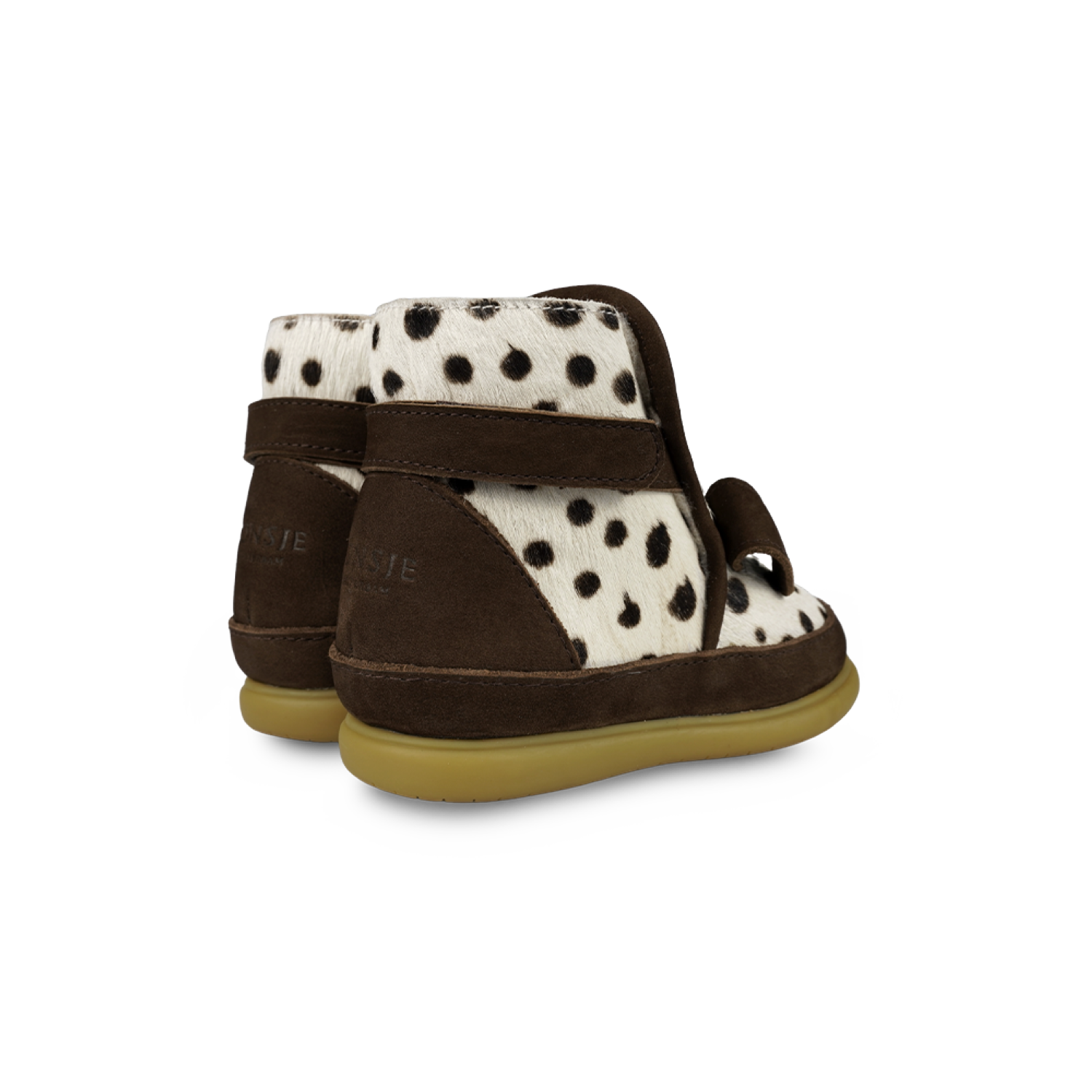 Dubu Exclusive Shoes | Dalmatian | Black Spotted Cow Hair
