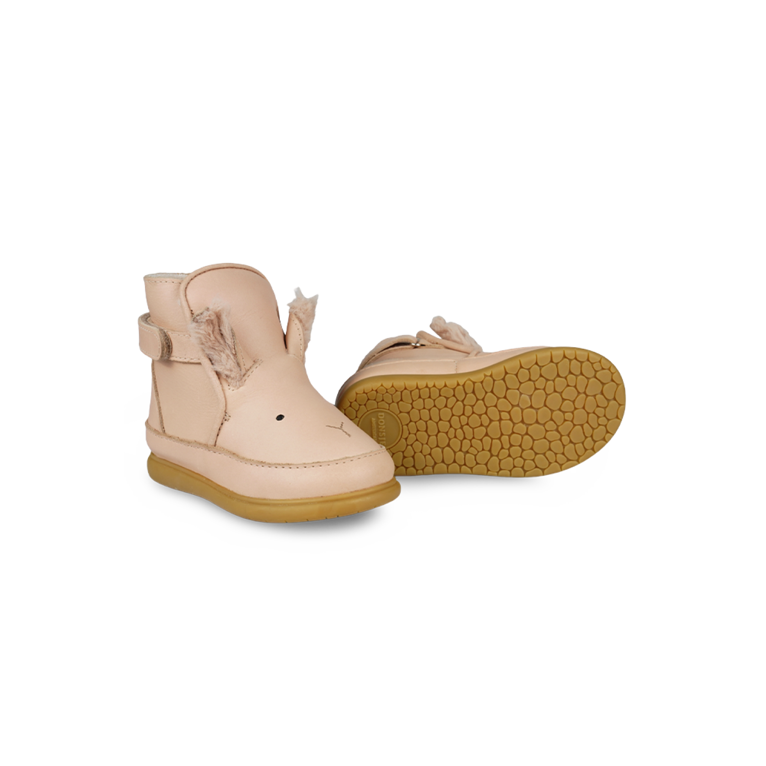 Dubu Exclusive Shoes | Fluffy Bunny | Light Rust Leather