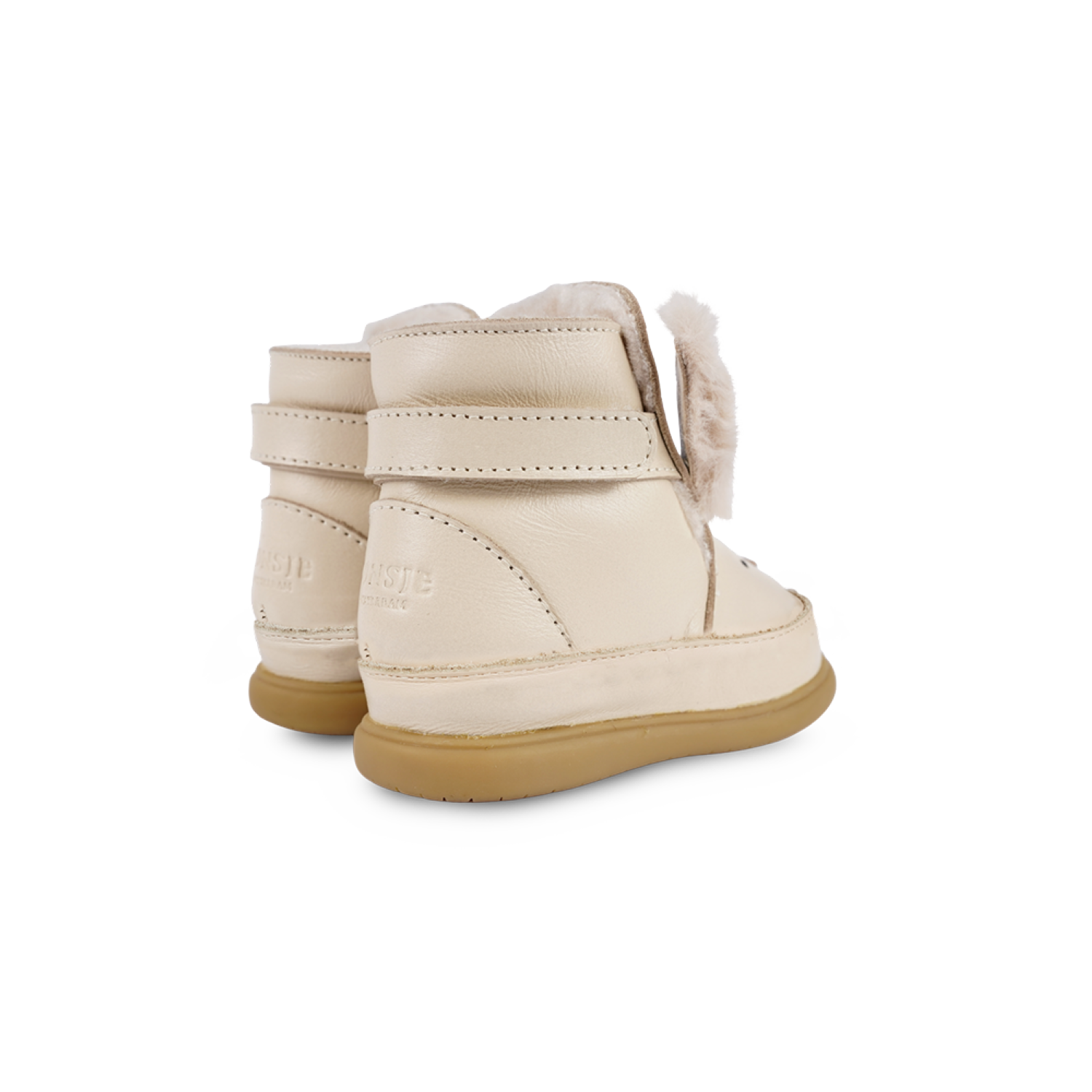 Dubu Exclusive Shoes | Rabbit | Cream Leather