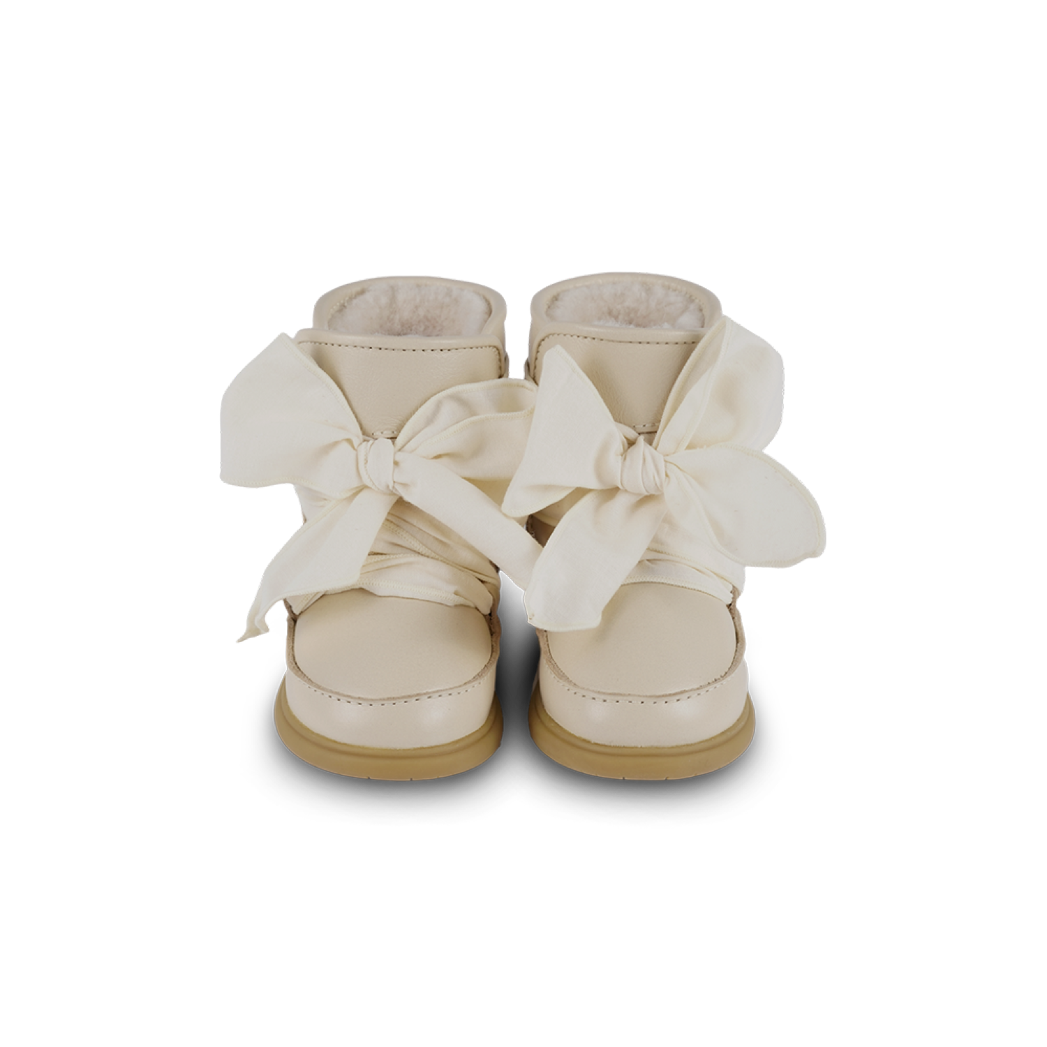Maudi Shoes | Cream Leather