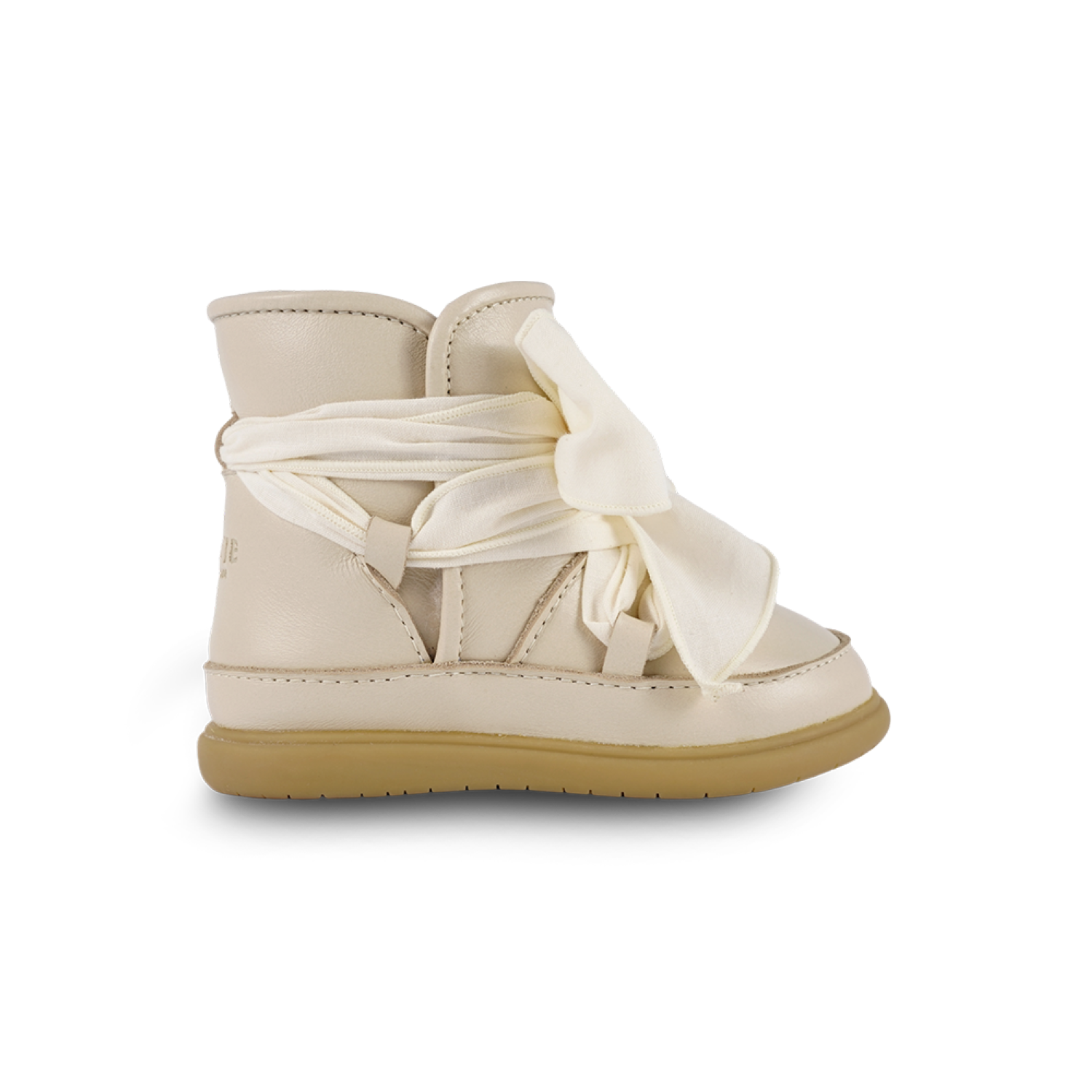 Maudi Shoes | Cream Leather