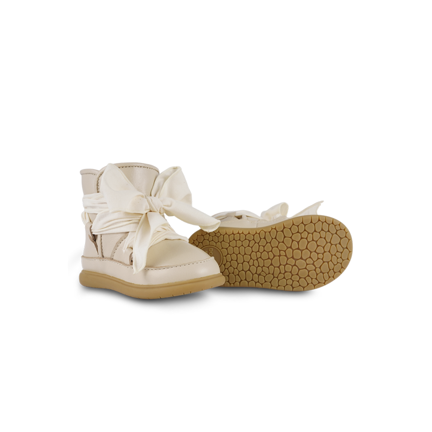 Maudi Shoes | Cream Leather