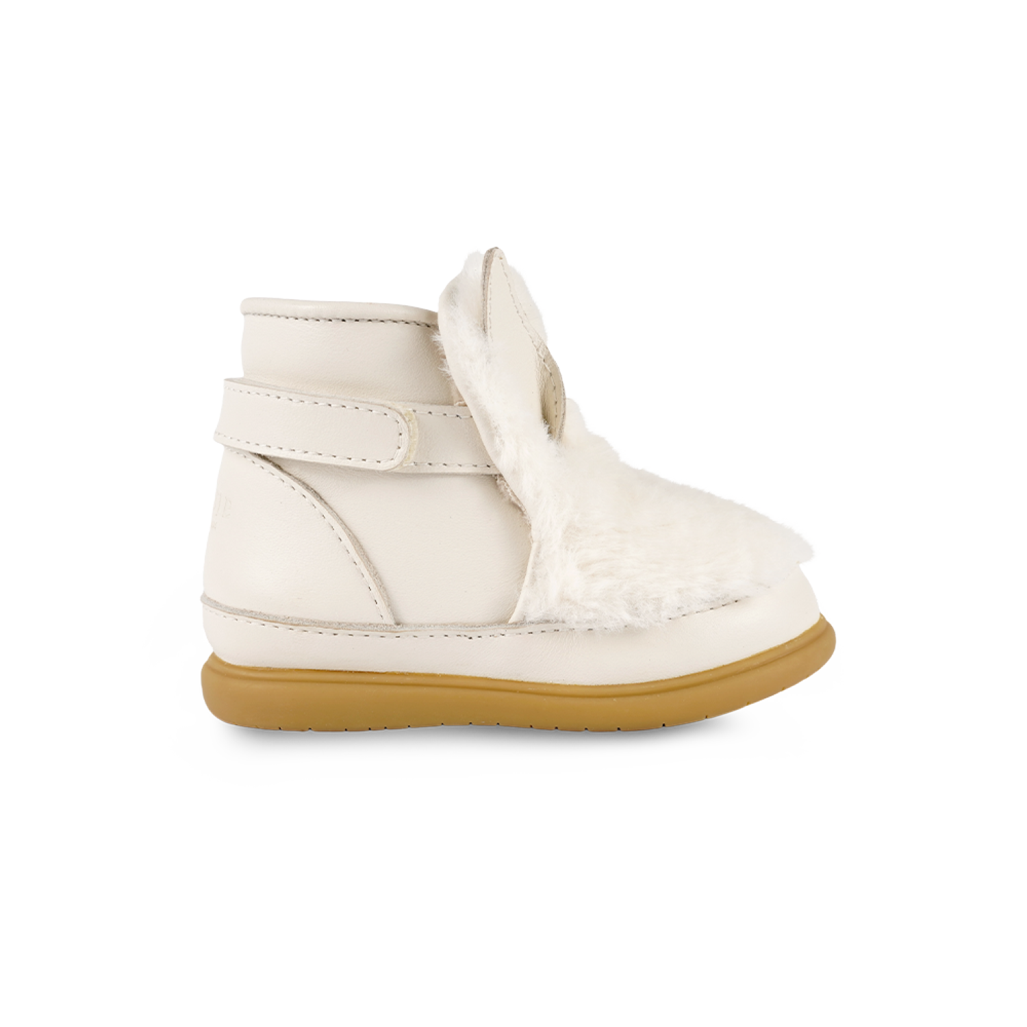 Roumi Shoes | Rabbit | Off White Soft Faux Fur