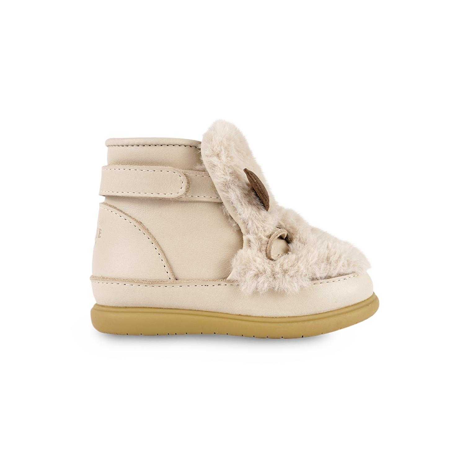 Roumi Shoes | Reindeer | Light Beige Soft Faux Fur