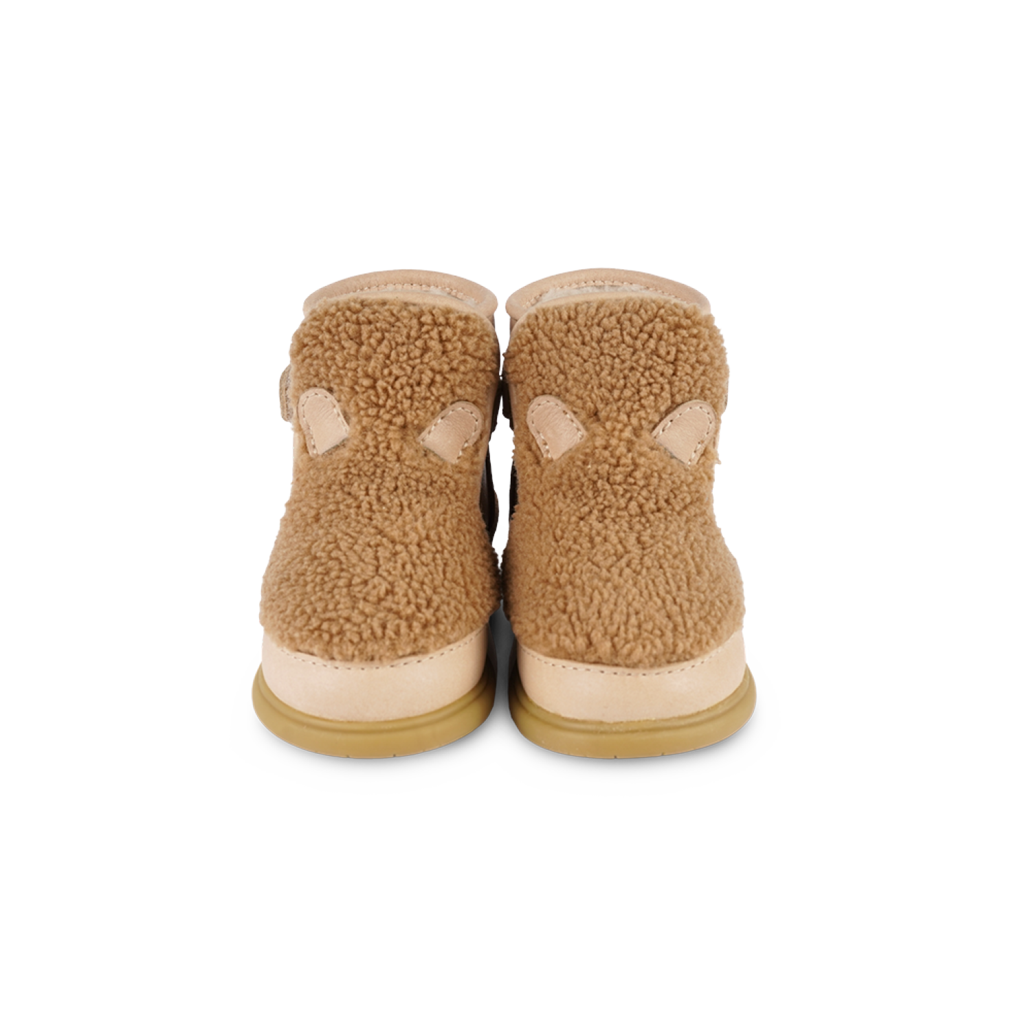 Roumi Shoes | Teddy Bear | Light Maple Curly Faux Fur