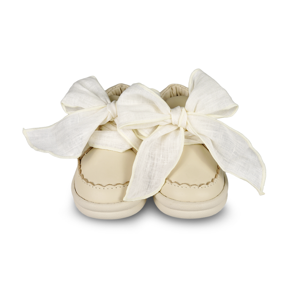 Brookli Sneakers | Cream Leather