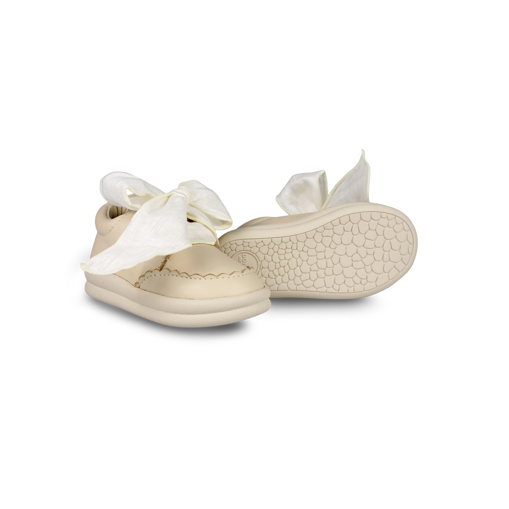 Brookli Sneakers | Cream Leather