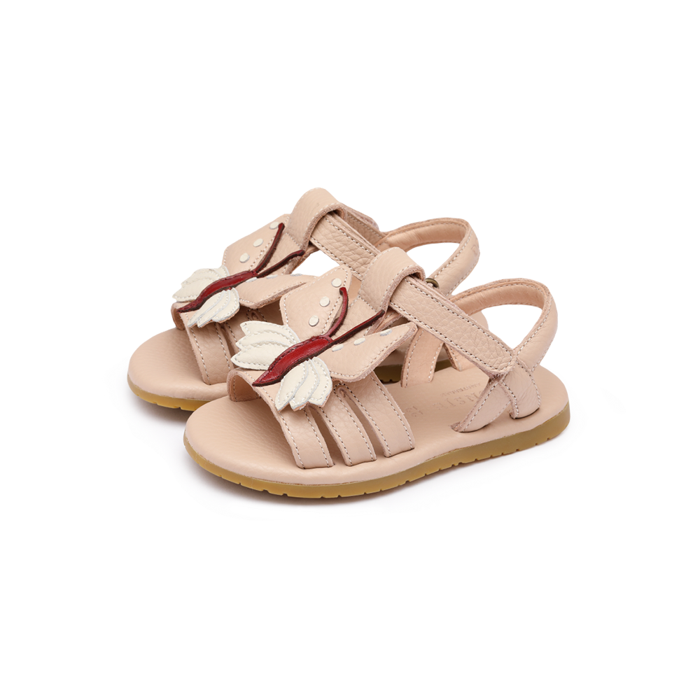 Jiles Sky Sandals | Butterfly | Light Rose Leather