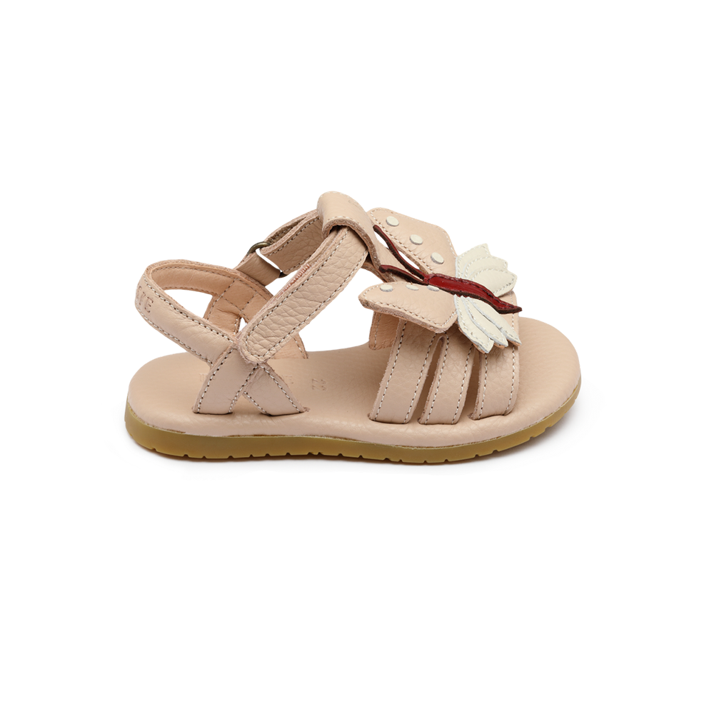 Jiles Sky Sandals | Butterfly | Light Rose Leather