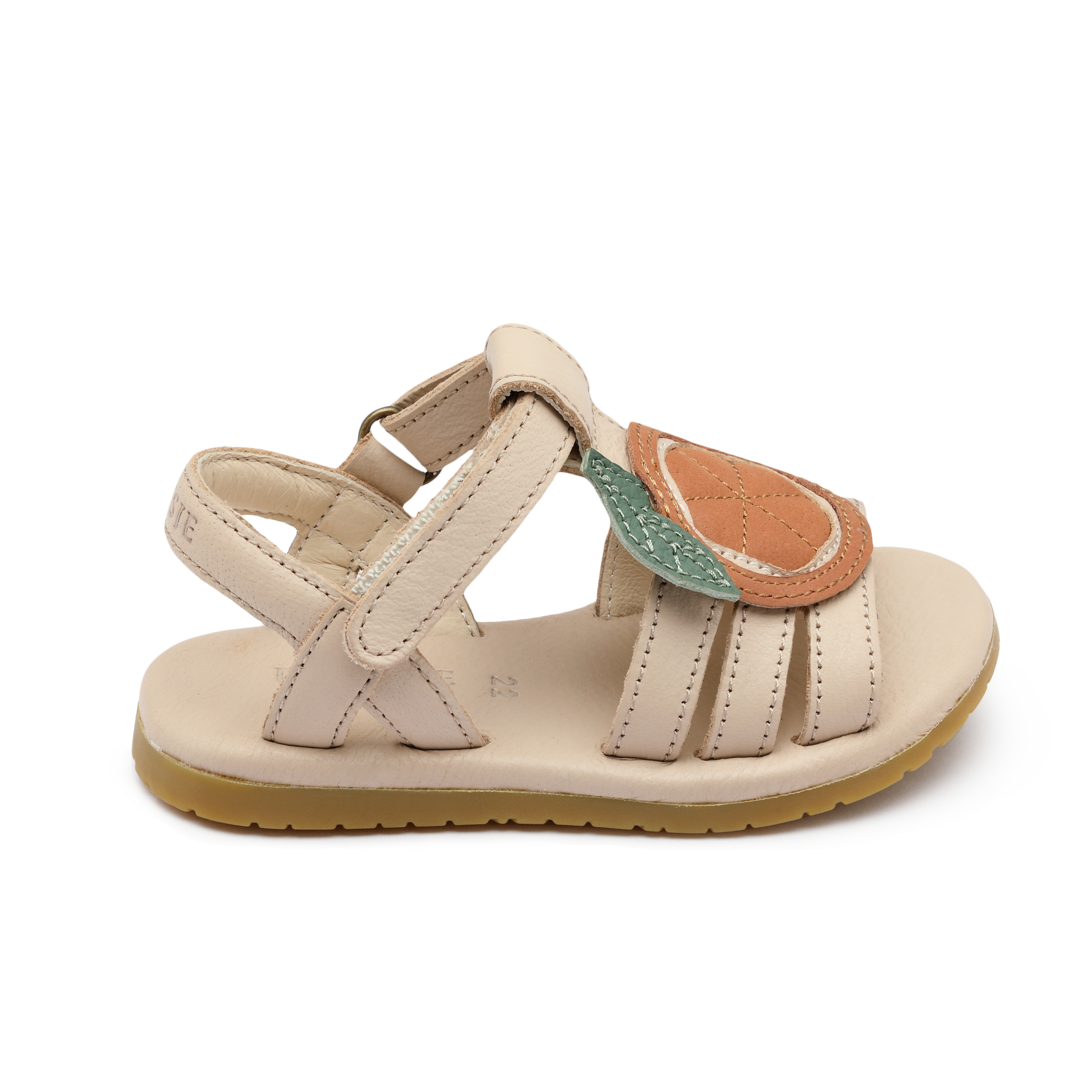 Lodie Sandals | Arancia | Cream Leather