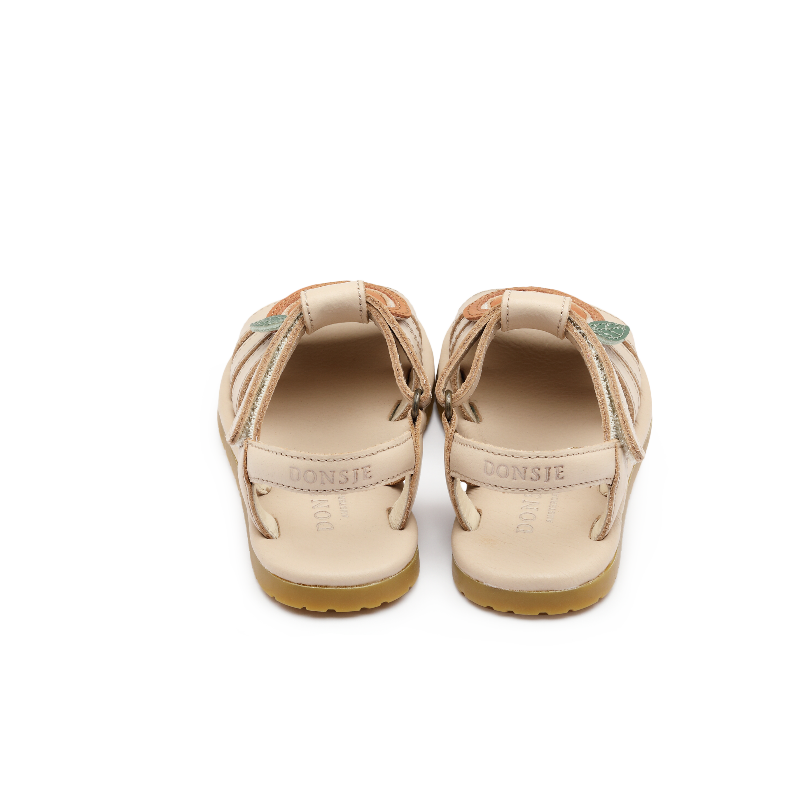 Lodie Sandals | Arancia | Cream Leather