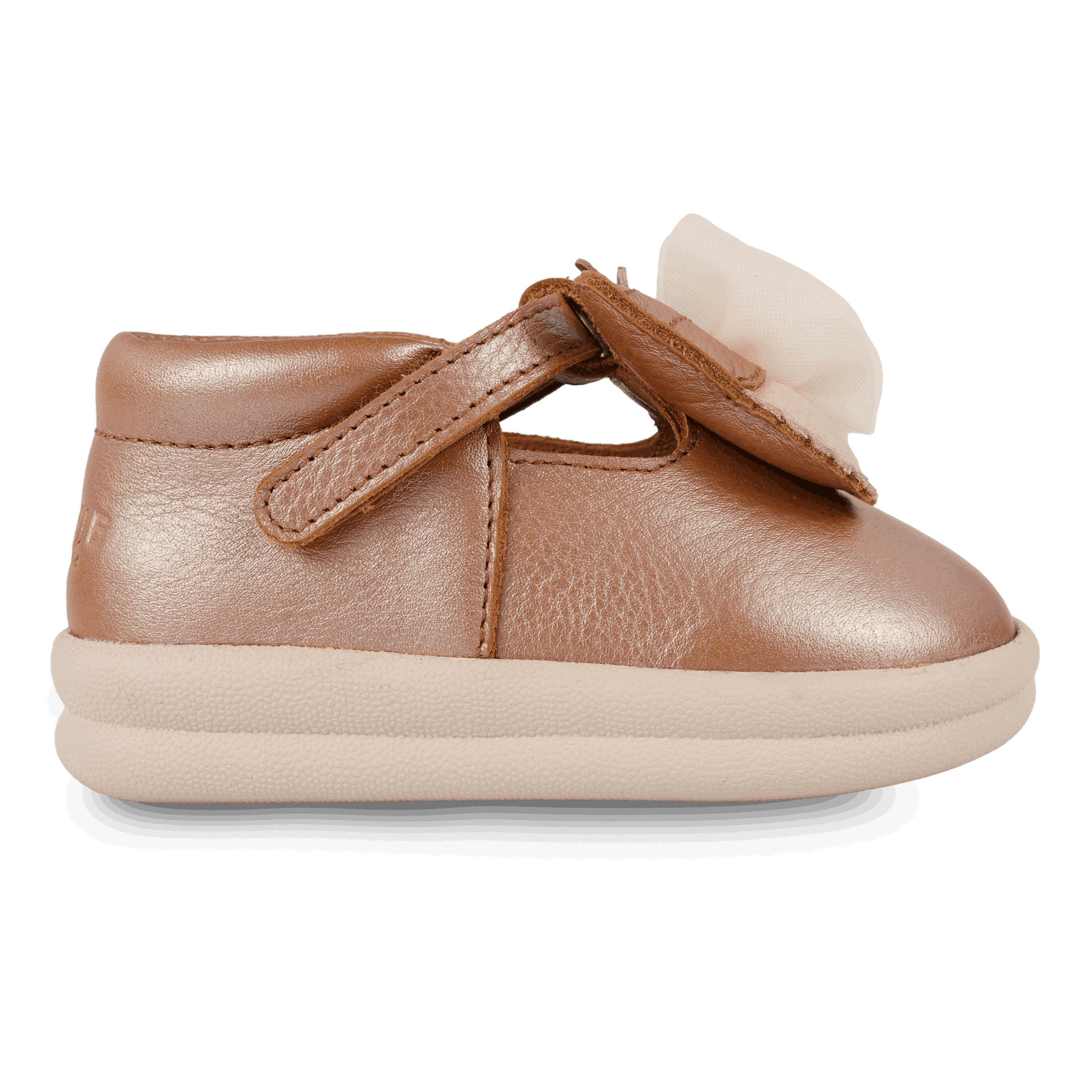 Vlindy Shoes | Clay Metallic Leather