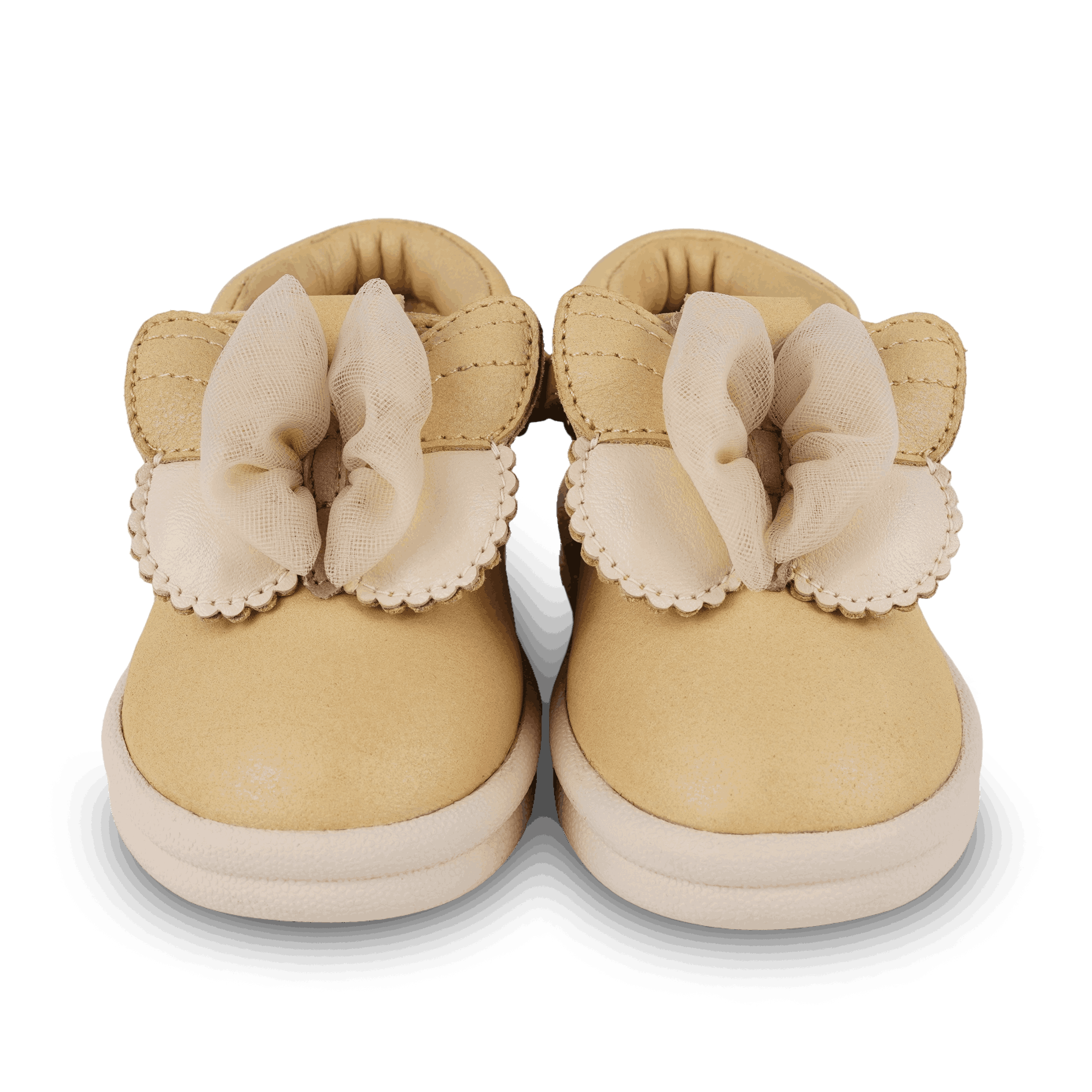 Vlindy Shoes | Gold Metallic Nubuck
