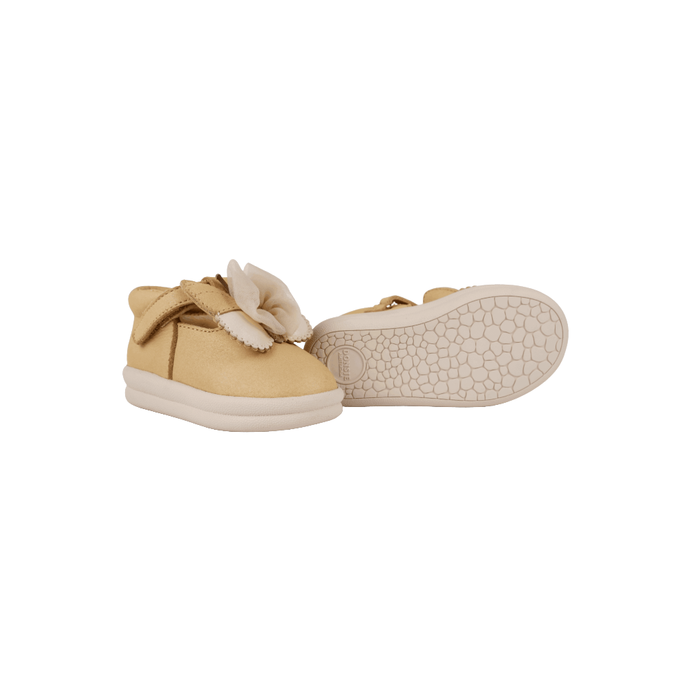 Vlindy Shoes | Gold Metallic Nubuck