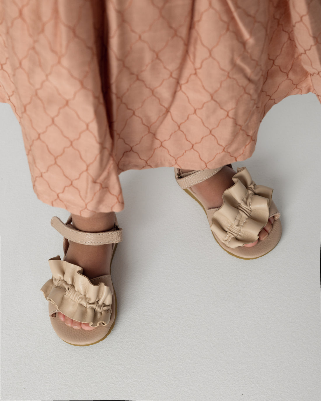 Yine Sandals | Light Rose Leather