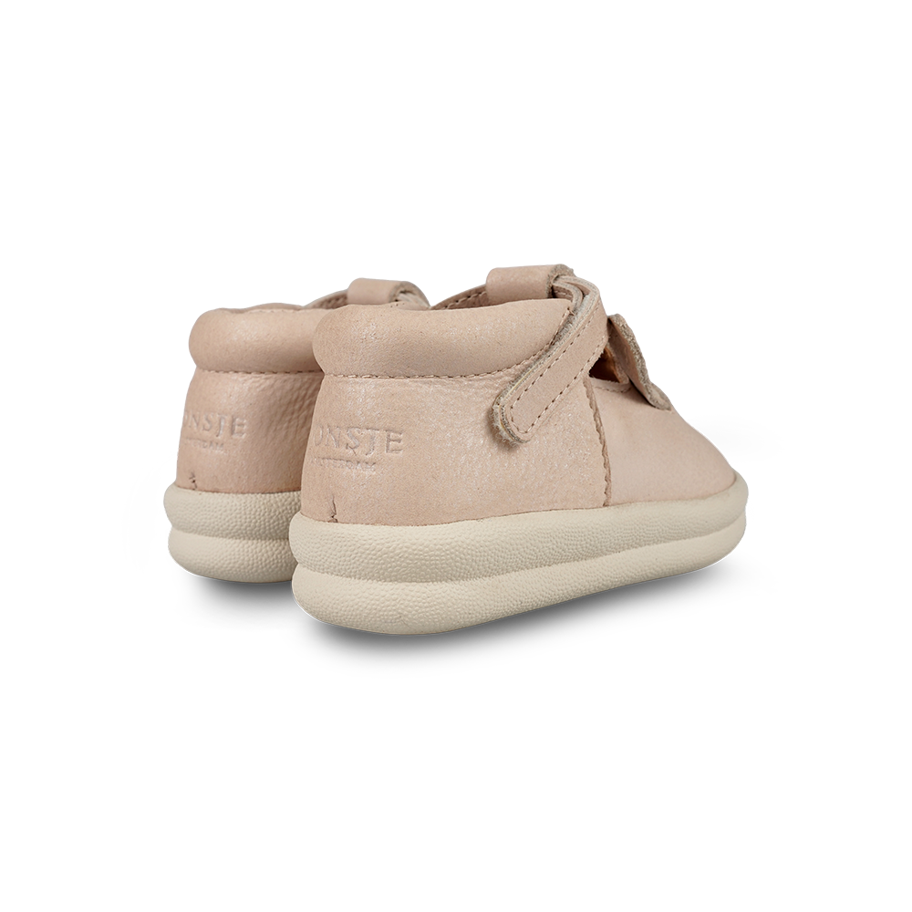 Zilpa Shoes | Pink Bunny | Powder Metallic Nubuck
