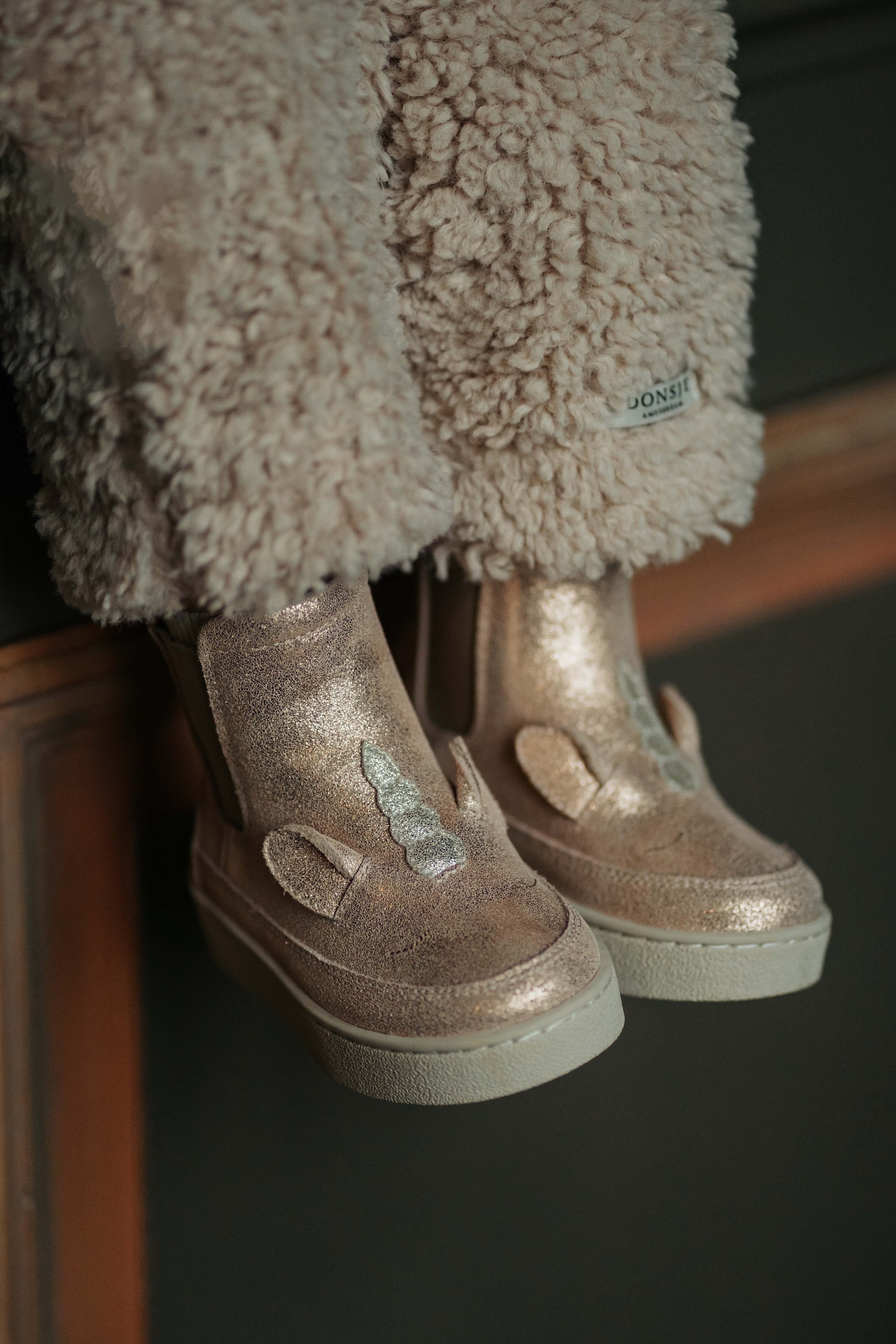 Kheera Boots | Unicorn | Powder Metallic Leather