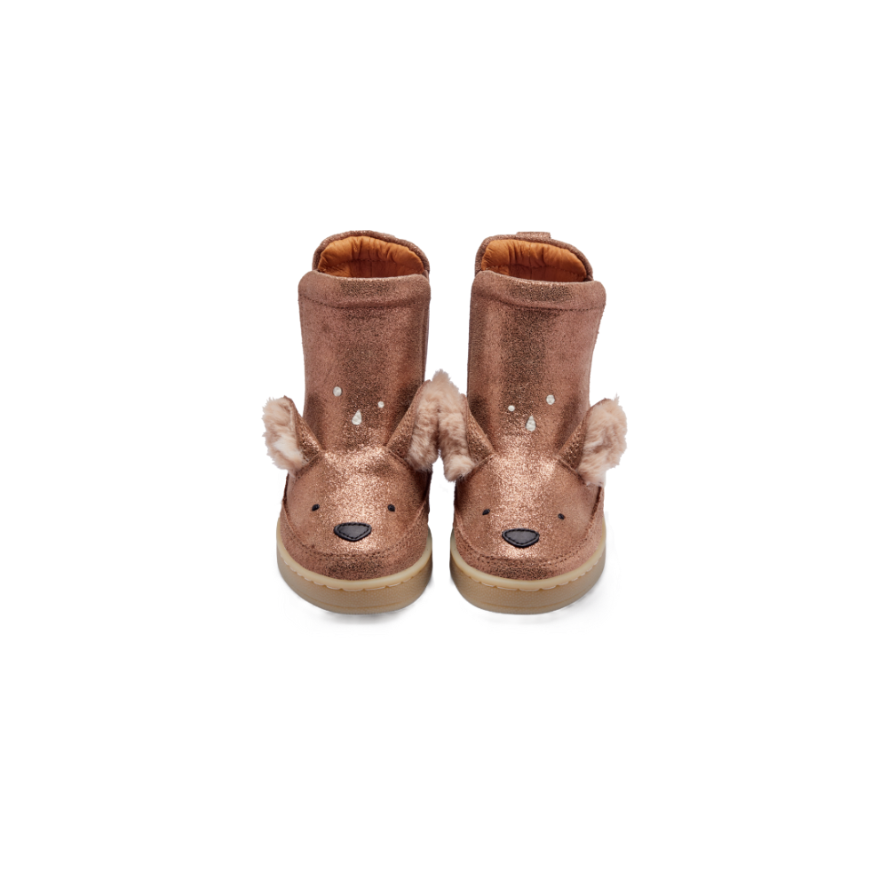 Eladi Boots | Deer | Bronze Metallic Leather