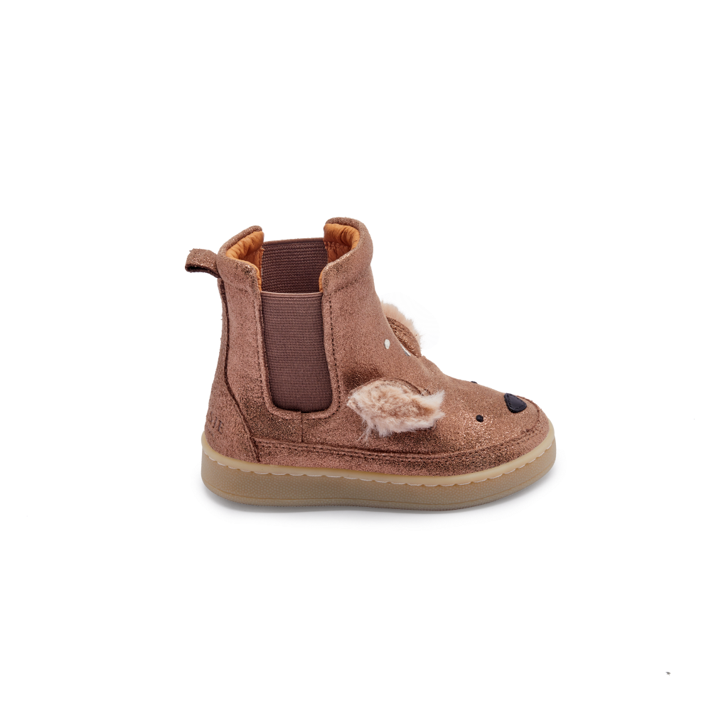 Eladi Boots | Deer | Bronze Metallic Leather