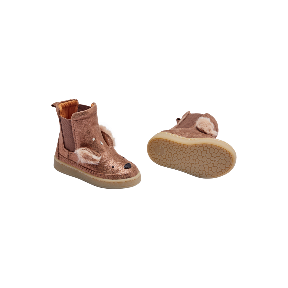 Eladi Boots | Deer | Bronze Metallic Leather