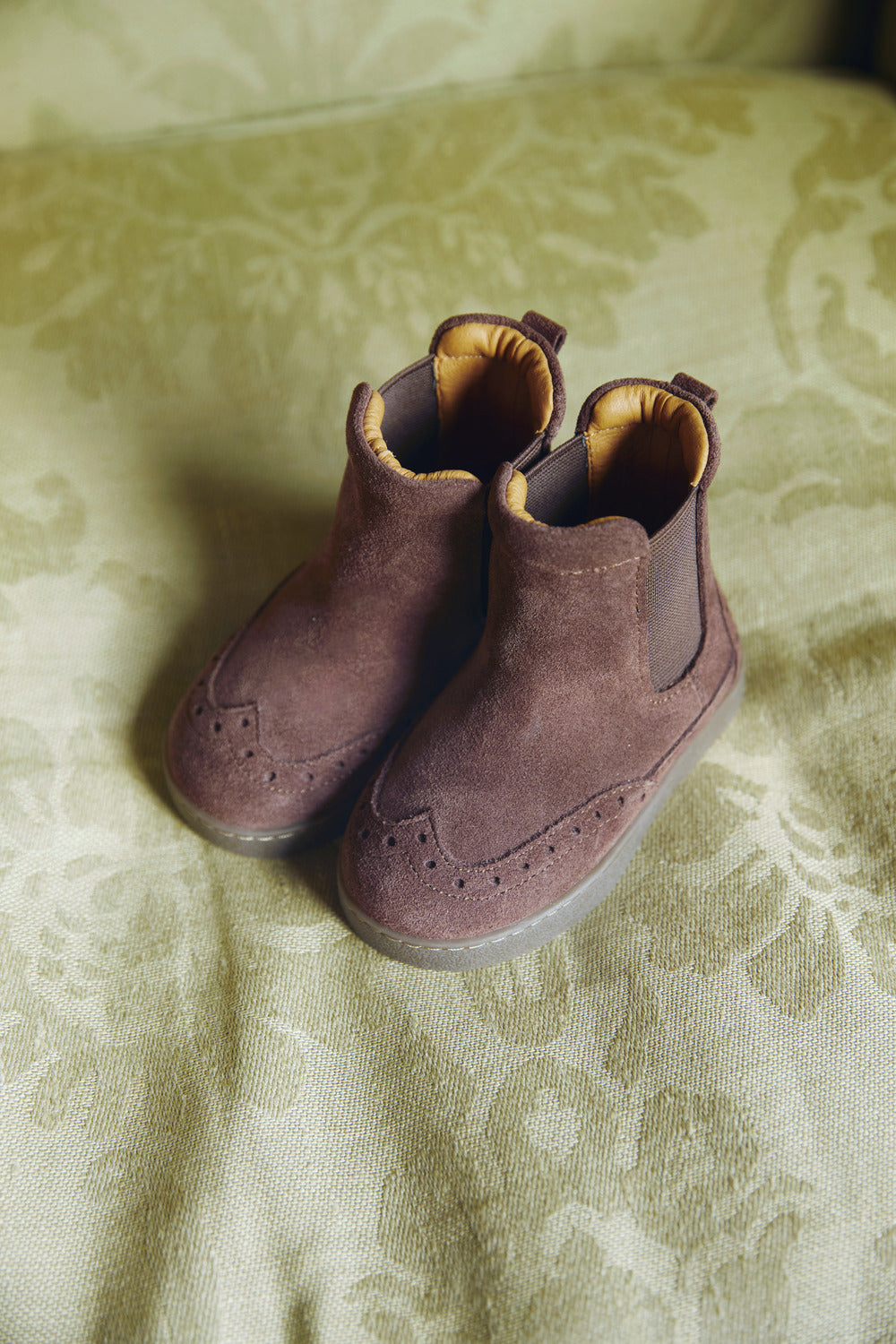 Lesmer Boots | Burgundy Suede