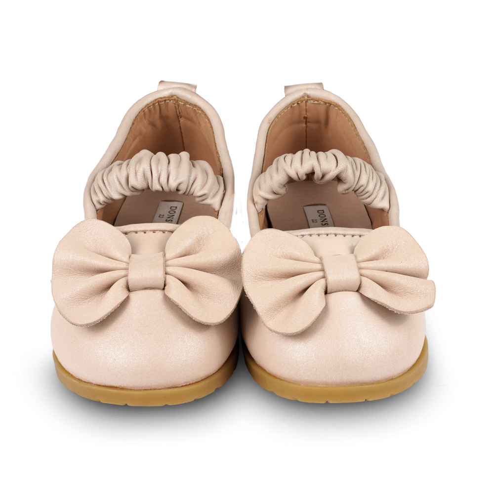 Sylah Ballerinas | Powder Metallic Nubuck