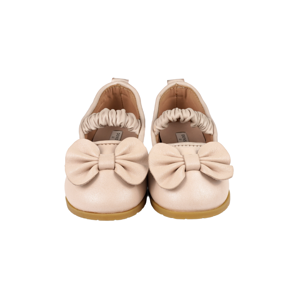 Sylah Ballerinas | Powder Metallic Nubuck