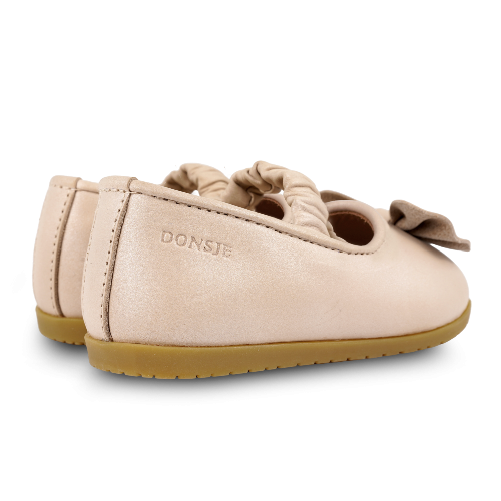 Sylah Ballerinas | Powder Metallic Nubuck