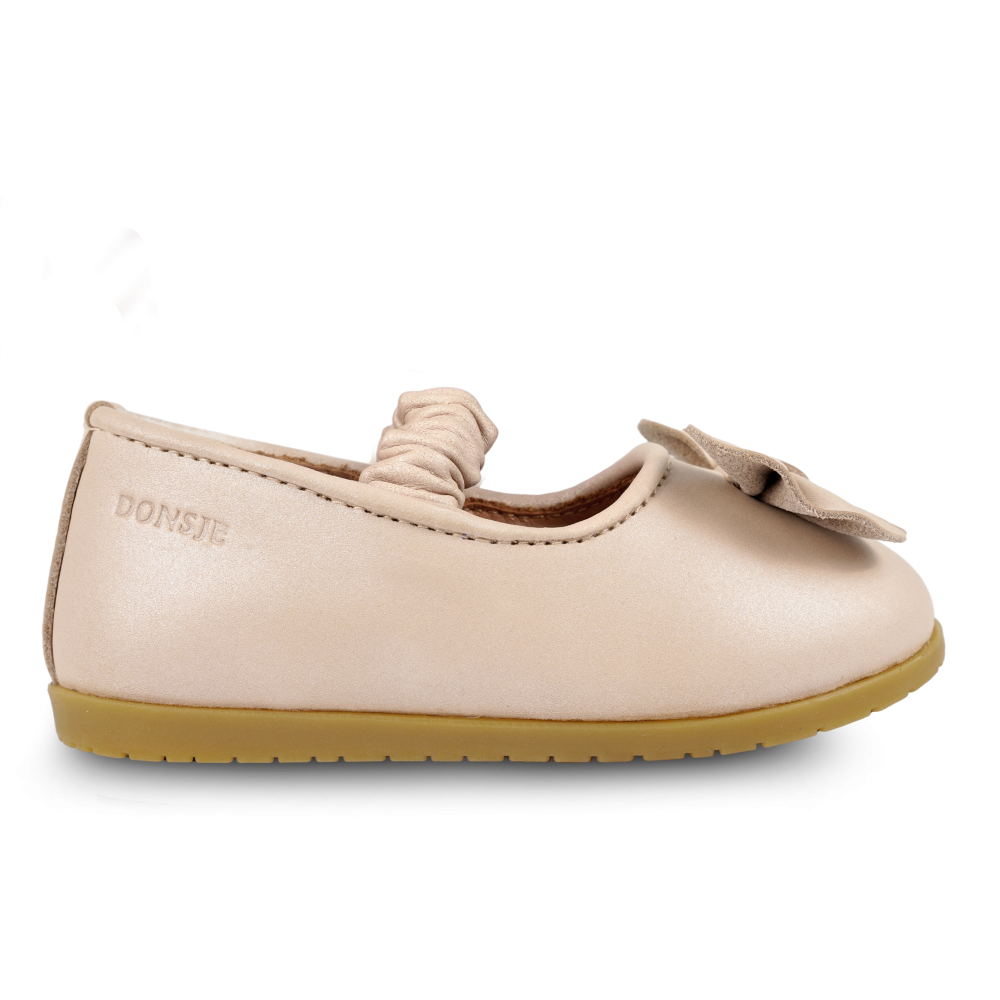 Sylah Ballerinas | Powder Metallic Nubuck
