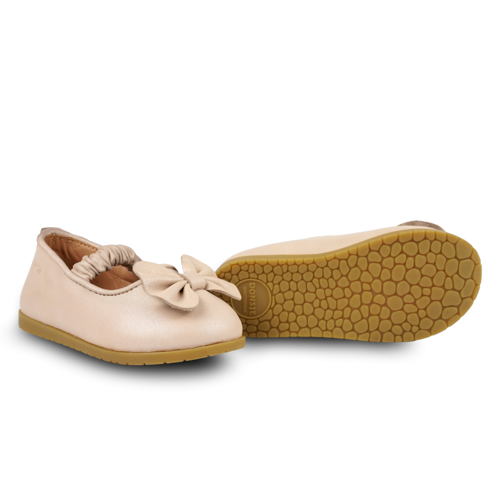 Sylah Ballerinas | Powder Metallic Nubuck