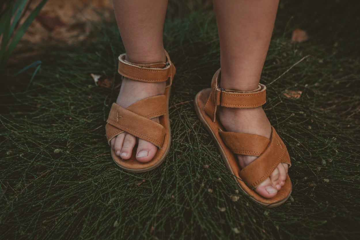 Qotis Sandals | Caramel Leather
