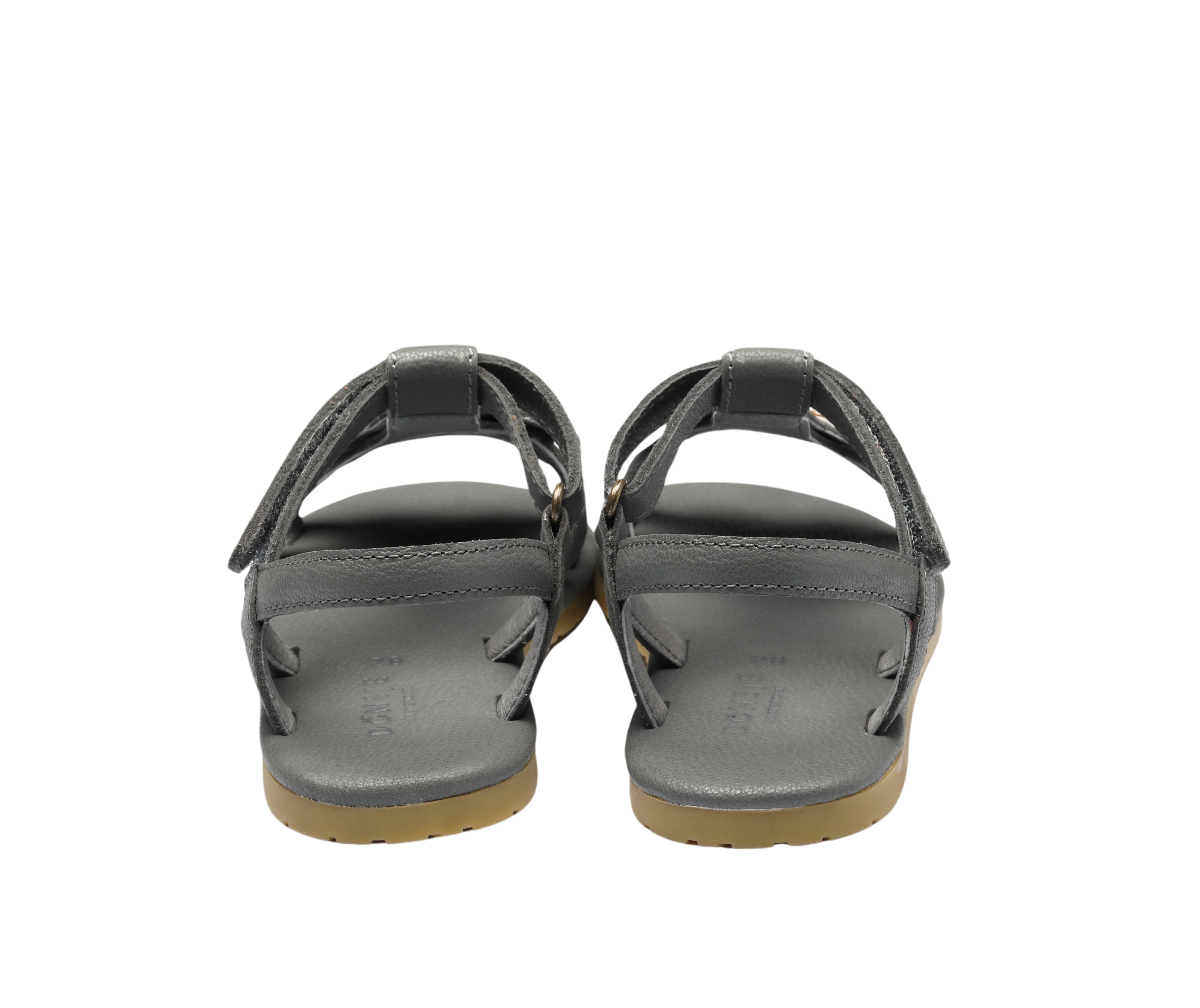 Iles Fields Sandals | Forget Me Not | Petrol Leather