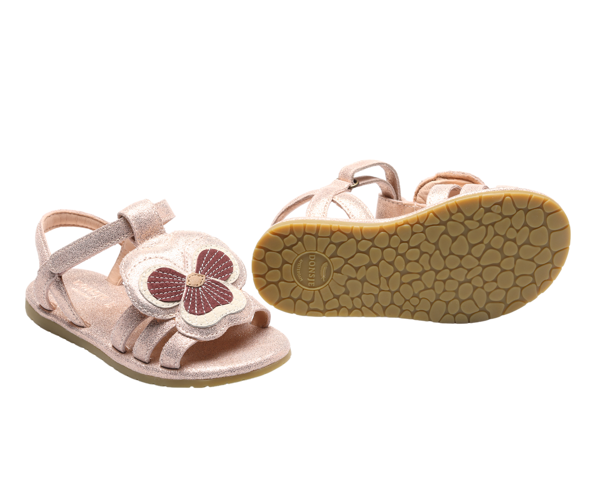 Iles Fields Sandals | Violette | Powder Metallic Leather