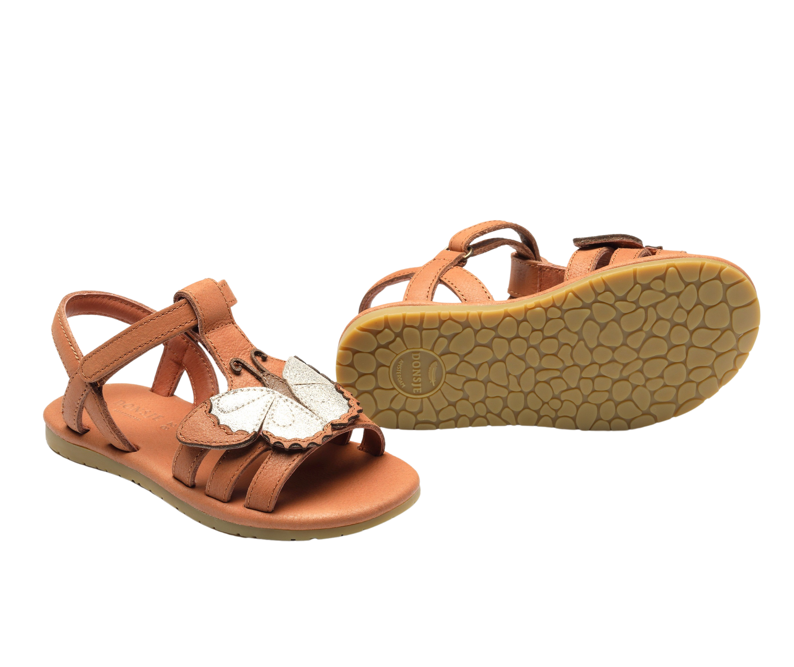 Iles Sky Sandals | Papillon | Walnut Leather