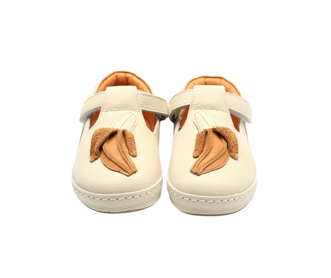 Bowi Shoes | Banana | Cream Betting Leather